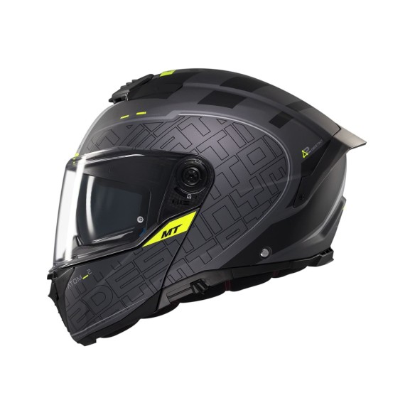 CASCO MODULAR MT HELMETS ATOM 2 SV DESTINY FLUOR