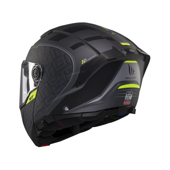 CASCO MODULAR MT HELMETS ATOM 2 SV DESTINY FLUOR