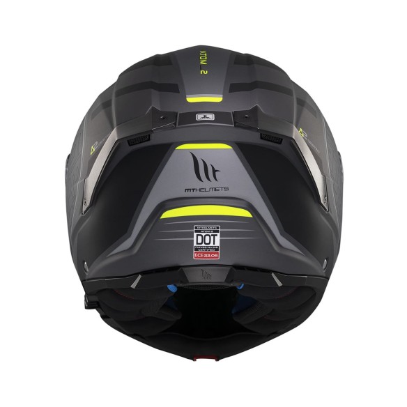 CASCO MODULAR MT HELMETS ATOM 2 SV DESTINY FLUOR