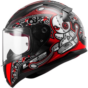 CASCO INFANTIL LS2 RAPID VOODOO ROJO