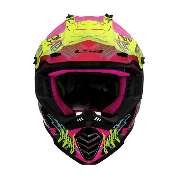 CASCO INFANTIL LS2 MX437 FAST 2 MINI GORILLA PURPLE