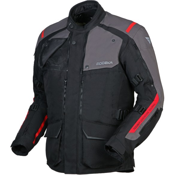 CHAQUETA INVIERNO MODEKA VARUS NEGRO GRIS OSCURO