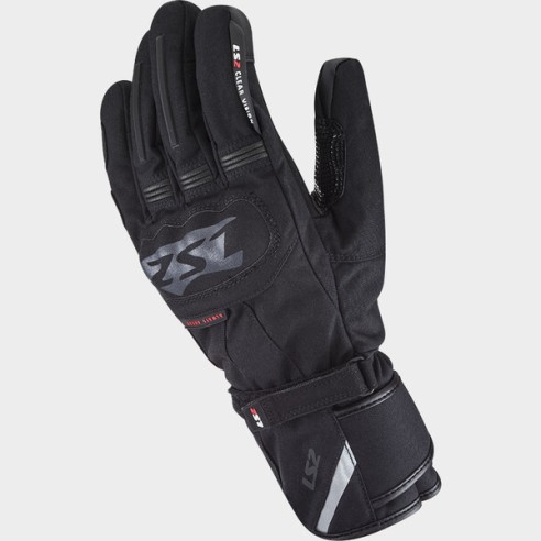 GUANTE INVIERNO LS2 SNOW WP NEGRO