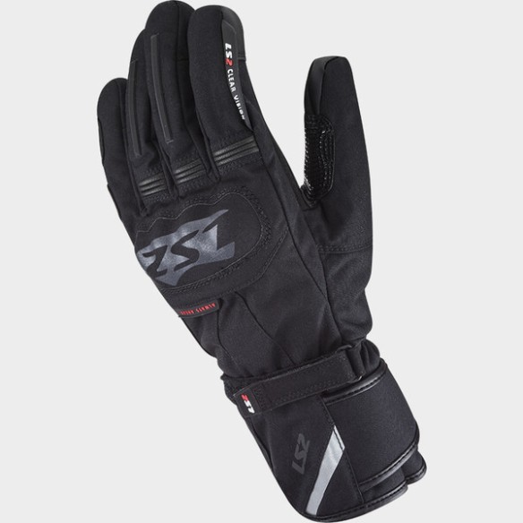 GUANTE INVIERNO LS2 SNOW WP NEGRO