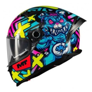 Casco MT Braker sv crazy teddy b7