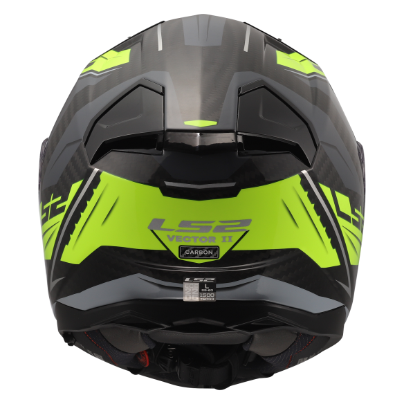 Casco LS2 vector ll carbon savage H-V yellow