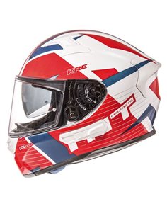 Casco integral MT Kre rojo/blanco