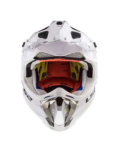 casco motocross LS2 Subverter blanco