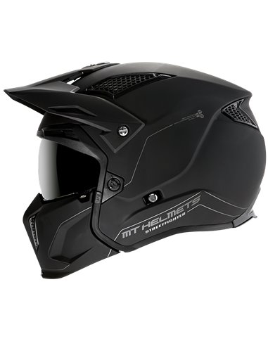Casco jet MT Streetfighter SV convertible negro