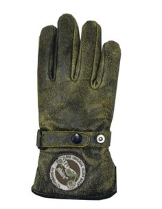 Guante de invierno Garibaldi de piel amarillo