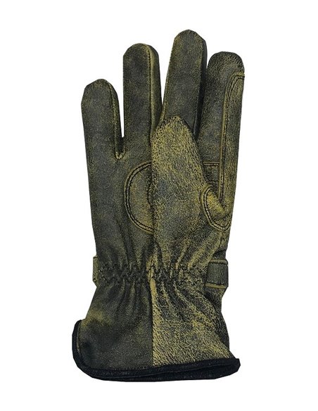 Guante de invierno Garibaldi de piel amarillo