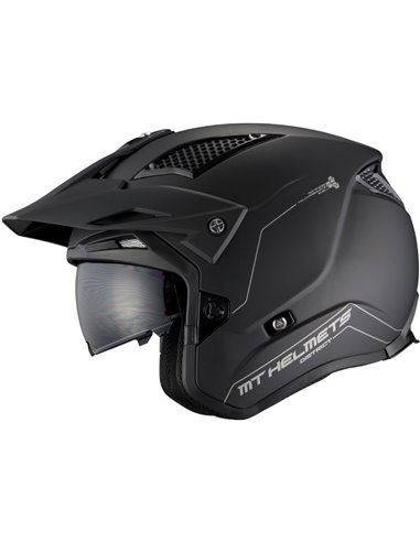 Casco jet MT Streetfighter SV convertible negro