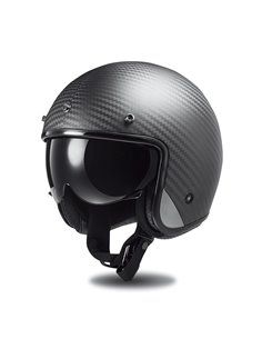 Casco jet LS2 Bob carbono