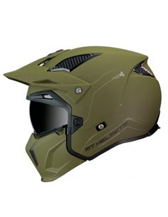Casco jet MT Streetfighter SV MC verde