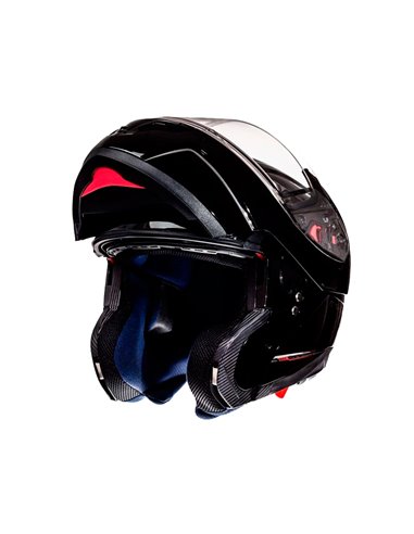 Casco modular MT Atom Solid negro brillo