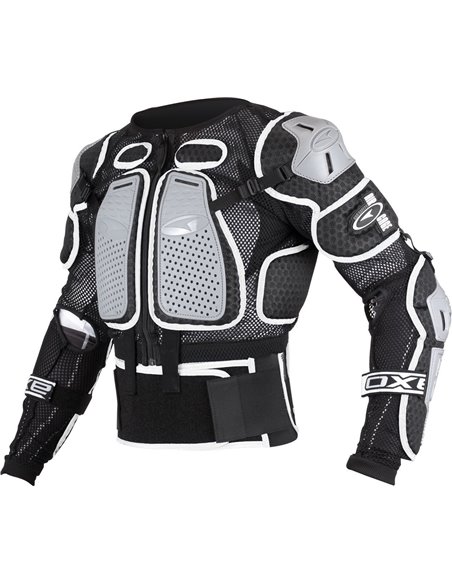 Peto integral Axo gris y negro