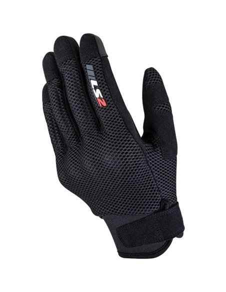 Guante de verano Ls2 Ray negro
