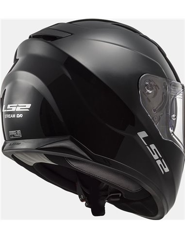 Casco LS2 FF320 Stream Evo Solid Negro
