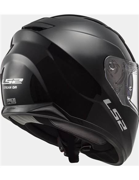 Casco LS2 FF320 Stream Evo Solid Negro
