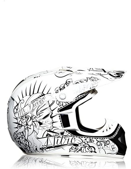 Casco Motocross MRD Nitro Calavera