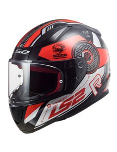 Casco LS2 Rapid Stratus rojo