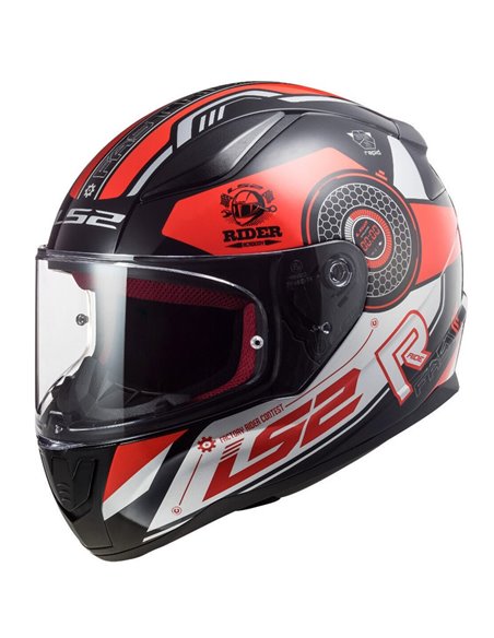 Casco LS2 Rapid Stratus rojo