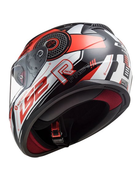 Casco LS2 Rapid Stratus rojo