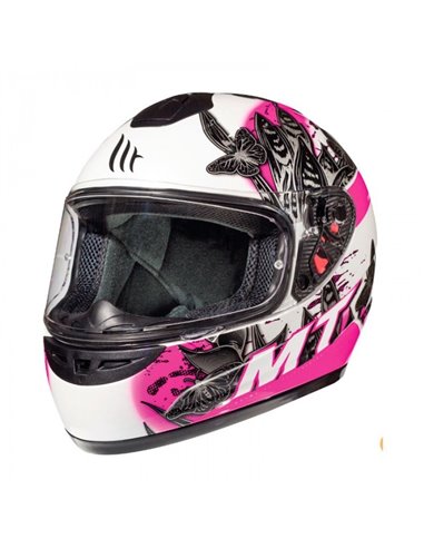 Casco integral niña MT Thunder Kid Breeze rosa