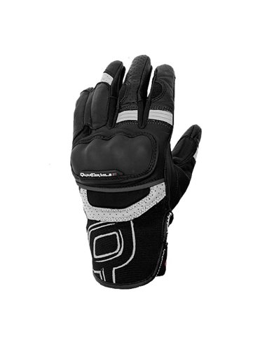 Guante de verano Quatermile Pacific 2 blanco-negro