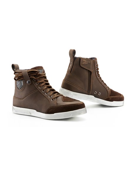 Bota de moto Seventy BC7 marron