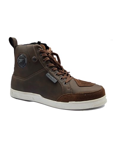 Bota de moto Seventy BC7 marron