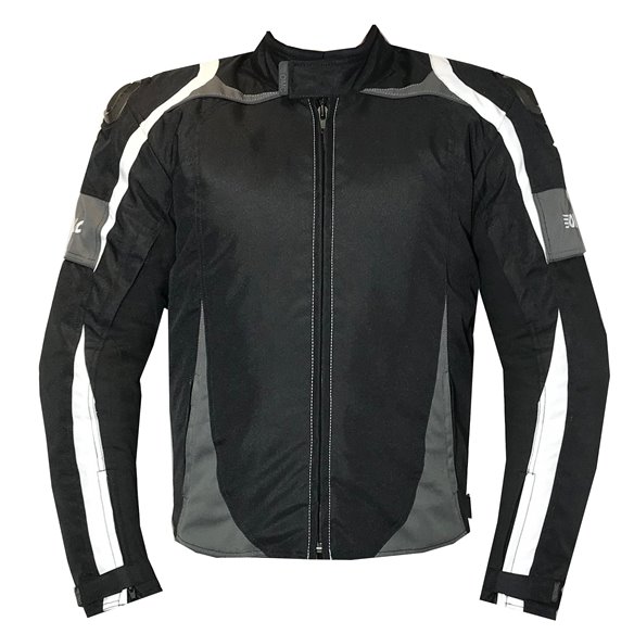 Cazadora de Moto invierno Omc Canyon blanco