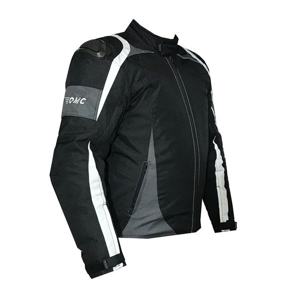 Cazadora de Moto invierno Omc Canyon blanco