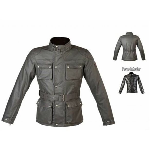 Chaqueta de Moto Invierno By-City negro