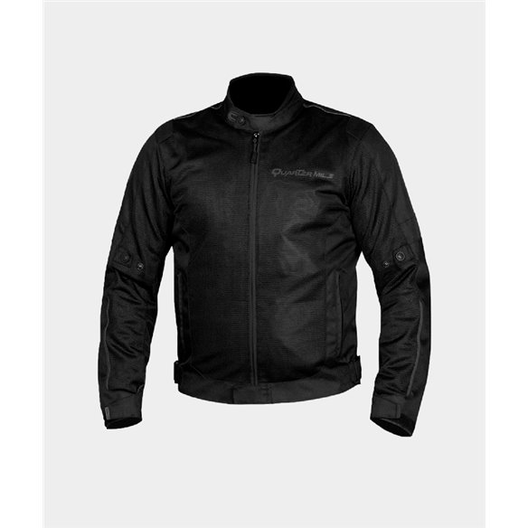 Cazadora de Moto Verano Quatermile tracer negro