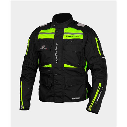Chaqueta de Moto 4 estaciones Quatermile Trystar fluor