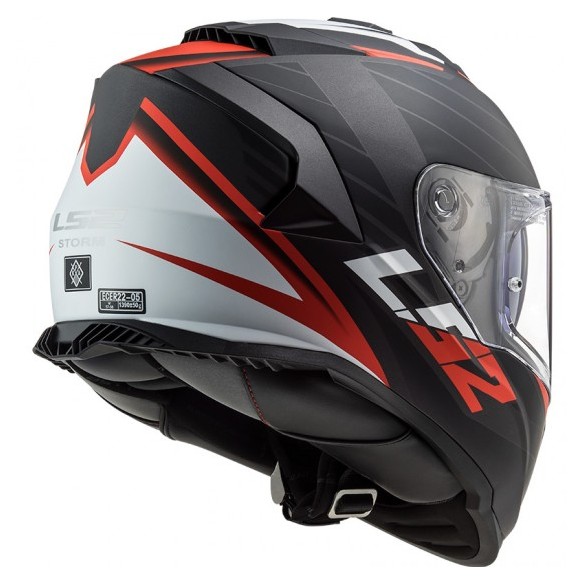 Casco LS2 ff800 Storm nerve matt Red Black