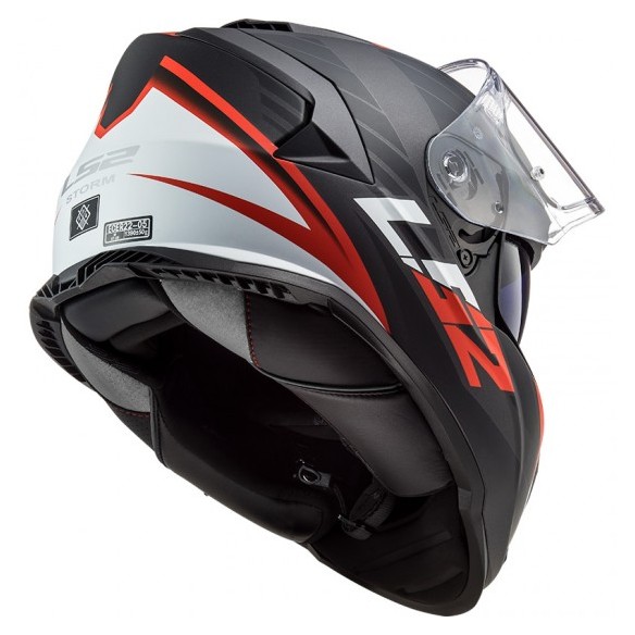 Casco LS2 ff800 Storm nerve matt Red Black
