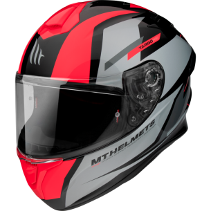 Casco MT Targo P80  Gris&Red