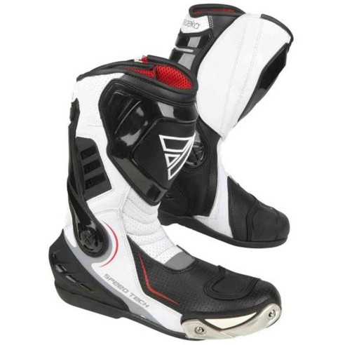 Botas Speed Tech modeka Negro Blanco